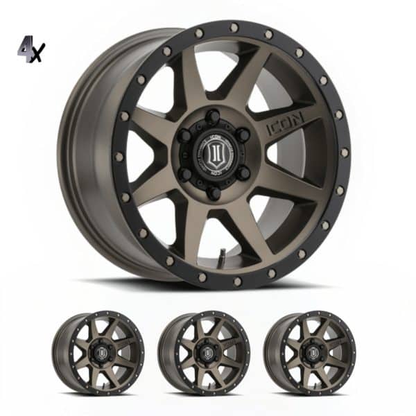 SILVERADO/SUBURBAN/SIERRA 1500 (17×8.50) 4x REBOUND BRONZE 6×5.5″ (0 OFFSET)