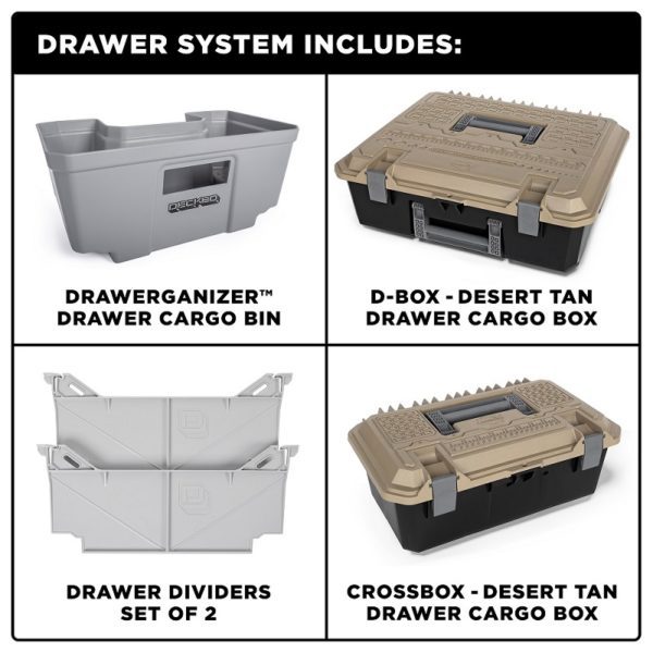 Sierra/Silverado 2500/3500 2020+ 6′ 9”  “wide” bed width DECKED DRAWER SYSTEM Legacy