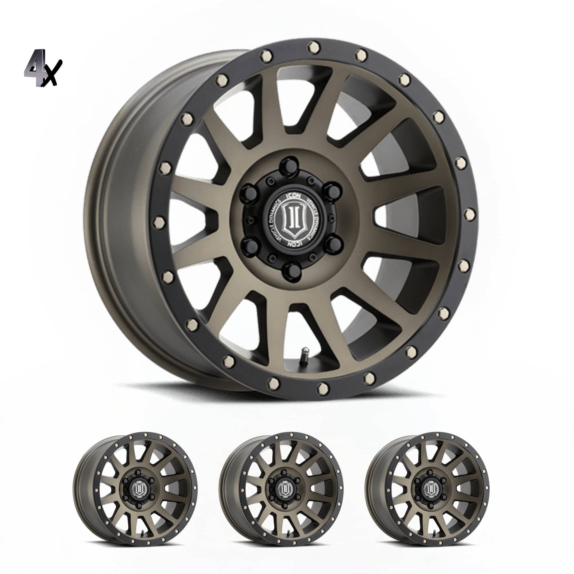 F-150/RAPTOR/EXPEDITION (17×8.50) 4 x COMPRESSION BRONZE 6×135