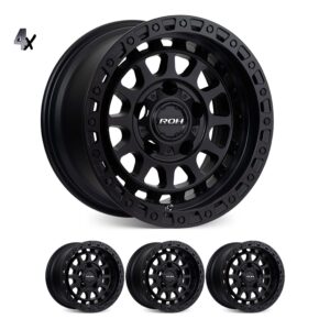 SILVERADO / SIERRA 1500 (17X9) 4x MATT BLACK ASSAULT WHEELS (6/139) +12 OFFSET