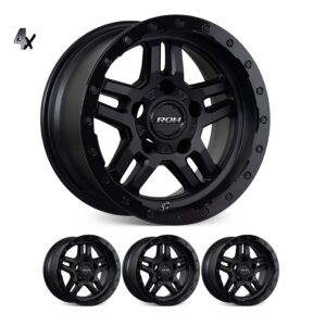 Prado 250 (17X9) 4x Blak Trak Steel wheels (6/139.7) +35 OFFSET