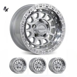 LC71/LC76/LC78/LC79 (16X8) 5x Blak Trak Steel wheels (5/150) -22 OFFSET