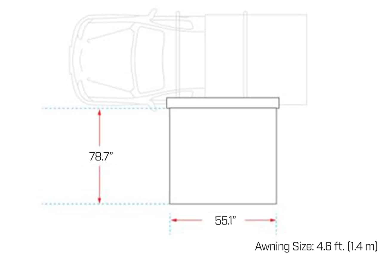 DELTAWING 90° AWNING