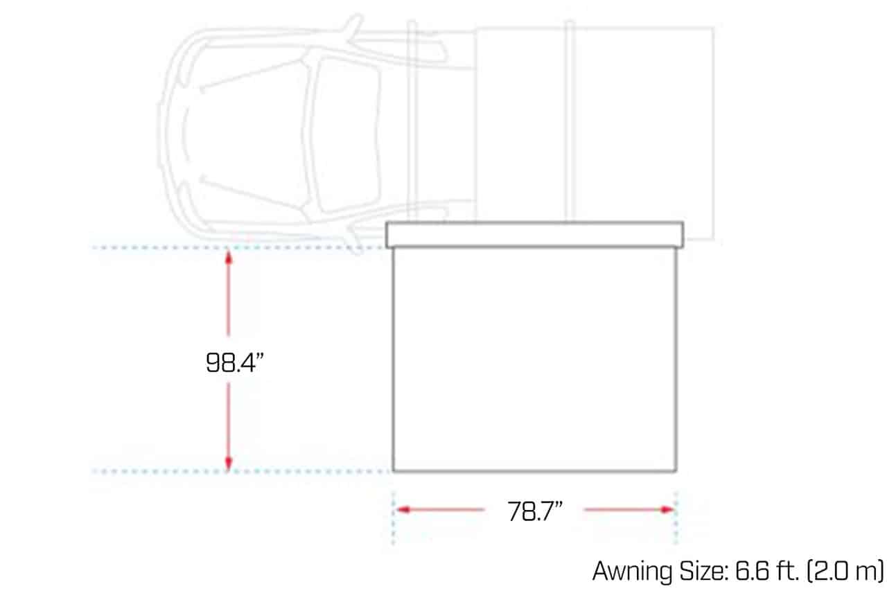 DELTAWING 90° AWNING