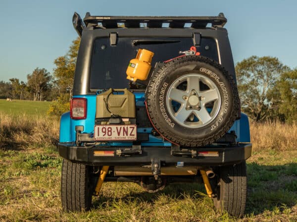 Out-Back Gas Bottle Mount & Spare Tyre Mount