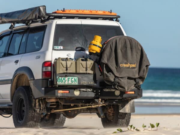 Out-Back Gas Bottle Mount & Spare Tyre Mount