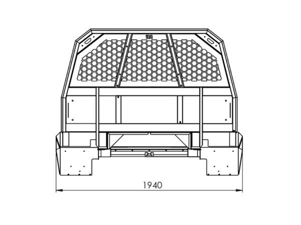 Hilux Double Cab TRAY & CANOPY