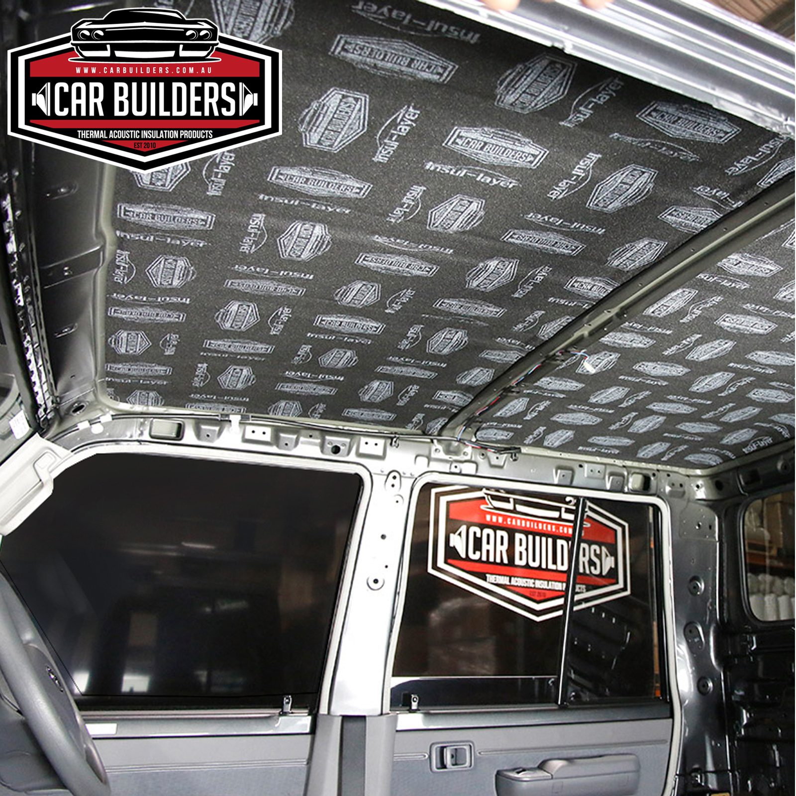 MUSCLE CAR PREMIUM ROOF, FLOOR, DOORS & BOOT INSULATION PREMIUM PACK – 4