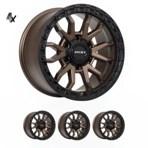 Prado 250 (17X8) 4x Blak Trak Steel wheels (6/139) +30