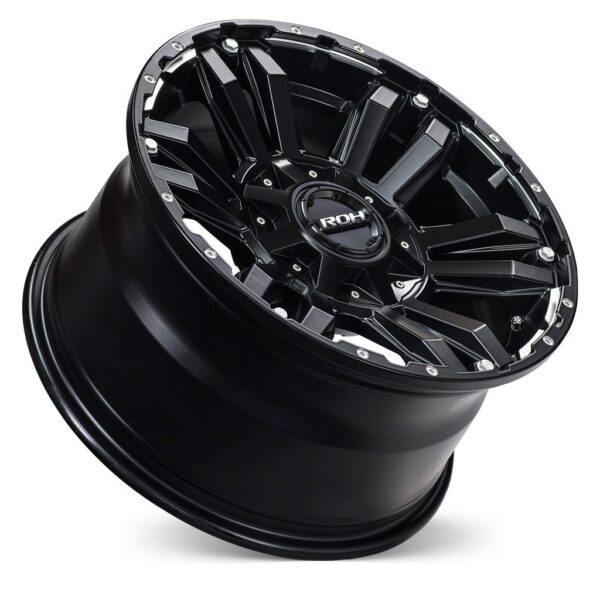 Prado 250 (17X8) 5x MATT BLACK VAPOUR WHEELS (6/139.7) +30 OFFSET