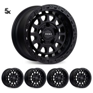 SILVERADO / SIERRA 1500 (17X9) 4x MATT BLACK ASSAULT WHEELS (6/139) +12 OFFSET
