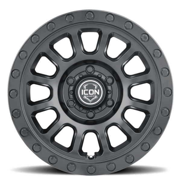 JK/JL/JT (17×8.5) 5x HULSE DBL BLACK 5×5 -6 OFFSET