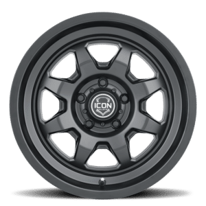 (17×8.5) 4x NUEVO SATIN BLACK 6×5.5 (0 OFFSET)