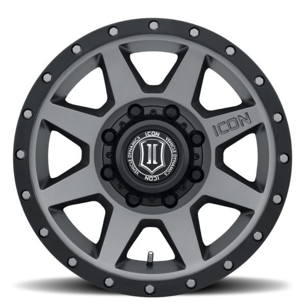 SILVERADO/SUBURBAN/SIERRA 2500/3500HD (18×9) 4x REBOUND HD TITANIUM 8×170 +6 OFFSET