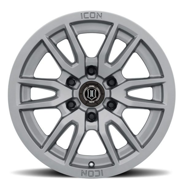 FJ/Prado/GX460/Hilux/Fortuner/4Runner/Pajero/Tacoma (17×8.5) 4x VECTOR6 TITANIUM 6×5.5 +25 OFFSET