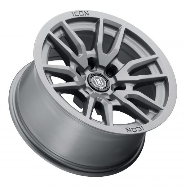 FJ/Prado/GX460/Hilux/Fortuner/4Runner/Pajero/Tacoma (17×8.5) 4x VECTOR6 TITANIUM 6×5.5 +25 OFFSET
